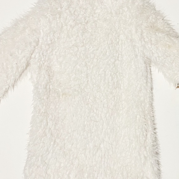 Ambiance White Faux Fur Jacket - Picture 6 of 11